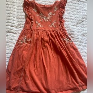 Mini Boden Floral Embroidered Dress